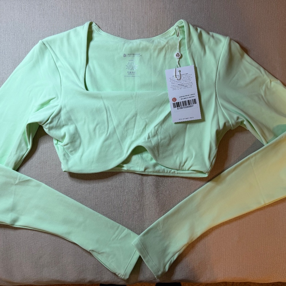Buffbunny Long Sleeve Curve Crop - Large